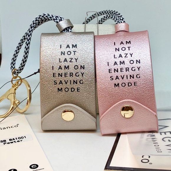 Melie Bianco Accessories - Apple iPhone Charger Portable Vegan Leather